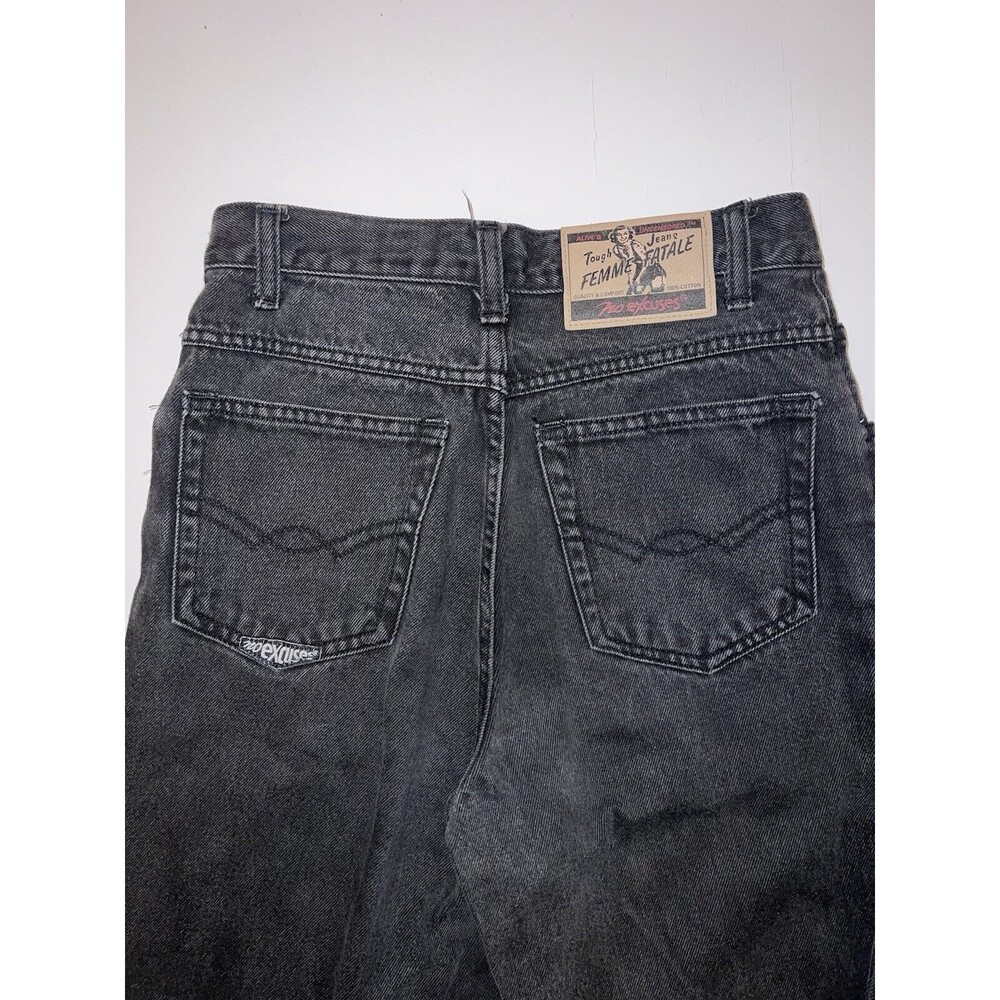 VTG Womens Jeans no excuses HIGH RISE Black Jeans Size 7/8
